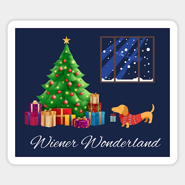 Wiener Wonderland Magnet by Ivy Lark - Write Your Life